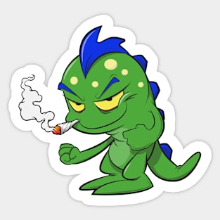 WEED LIZARD Sticker